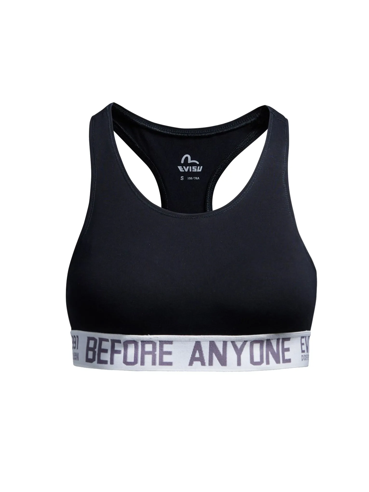 Slogan Jacquard-trimmed Stretch Sports Bra sold by Evisu product image thumbnail 3