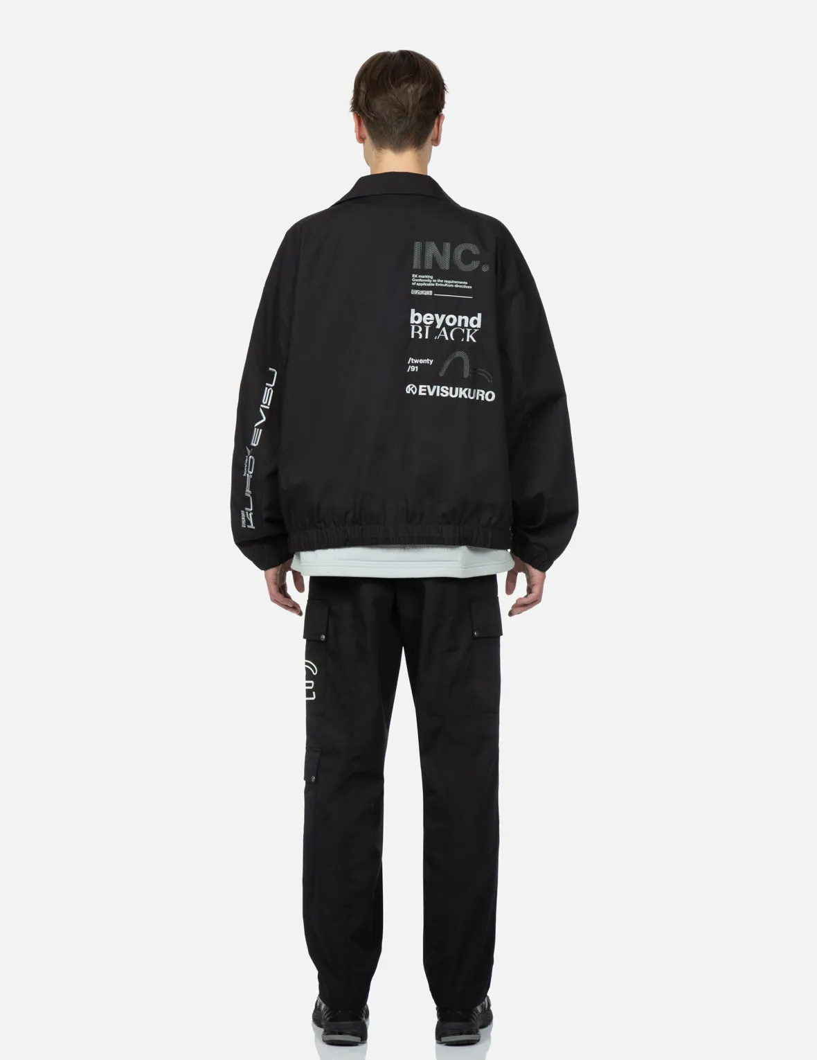 Logo and Slogan Embroidered Oversized Jacket sold by Evisu product image thumbnail 5