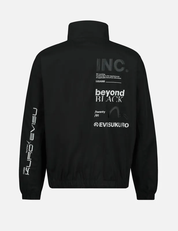 Logo and Slogan Embroidered Oversized Jacket sold by Evisu