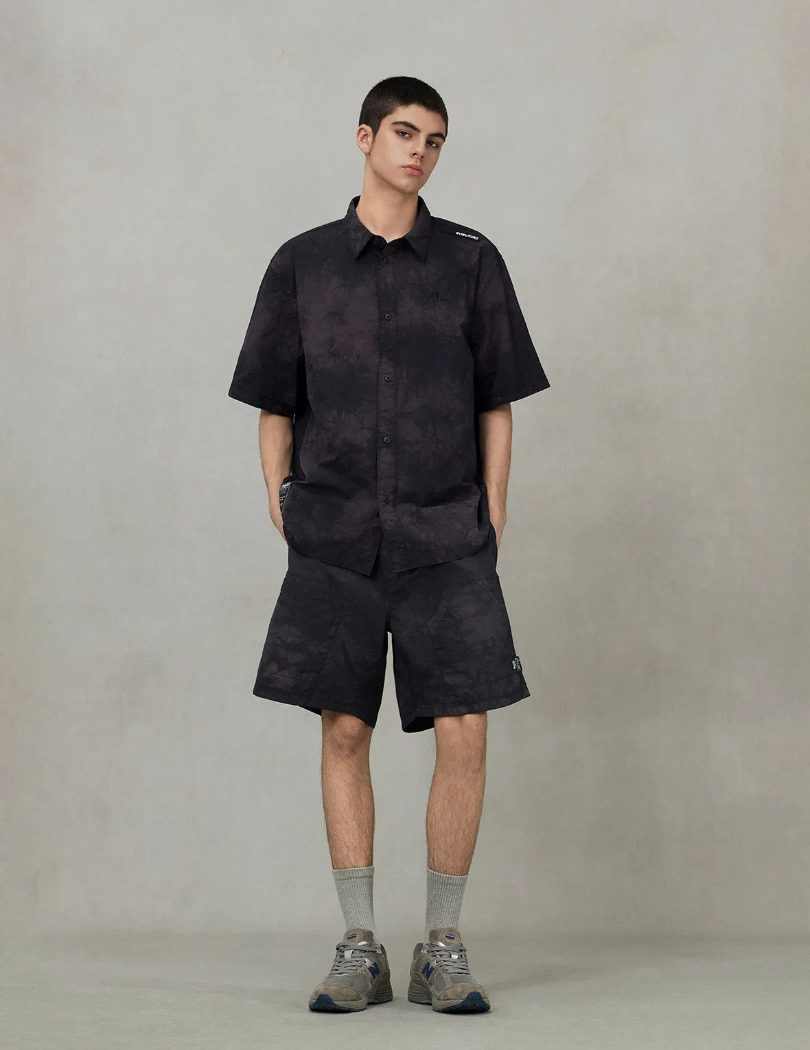 Tie-Dye Relax Fit Short-Sleeves Shirt sold by Evisu product image thumbnail 3