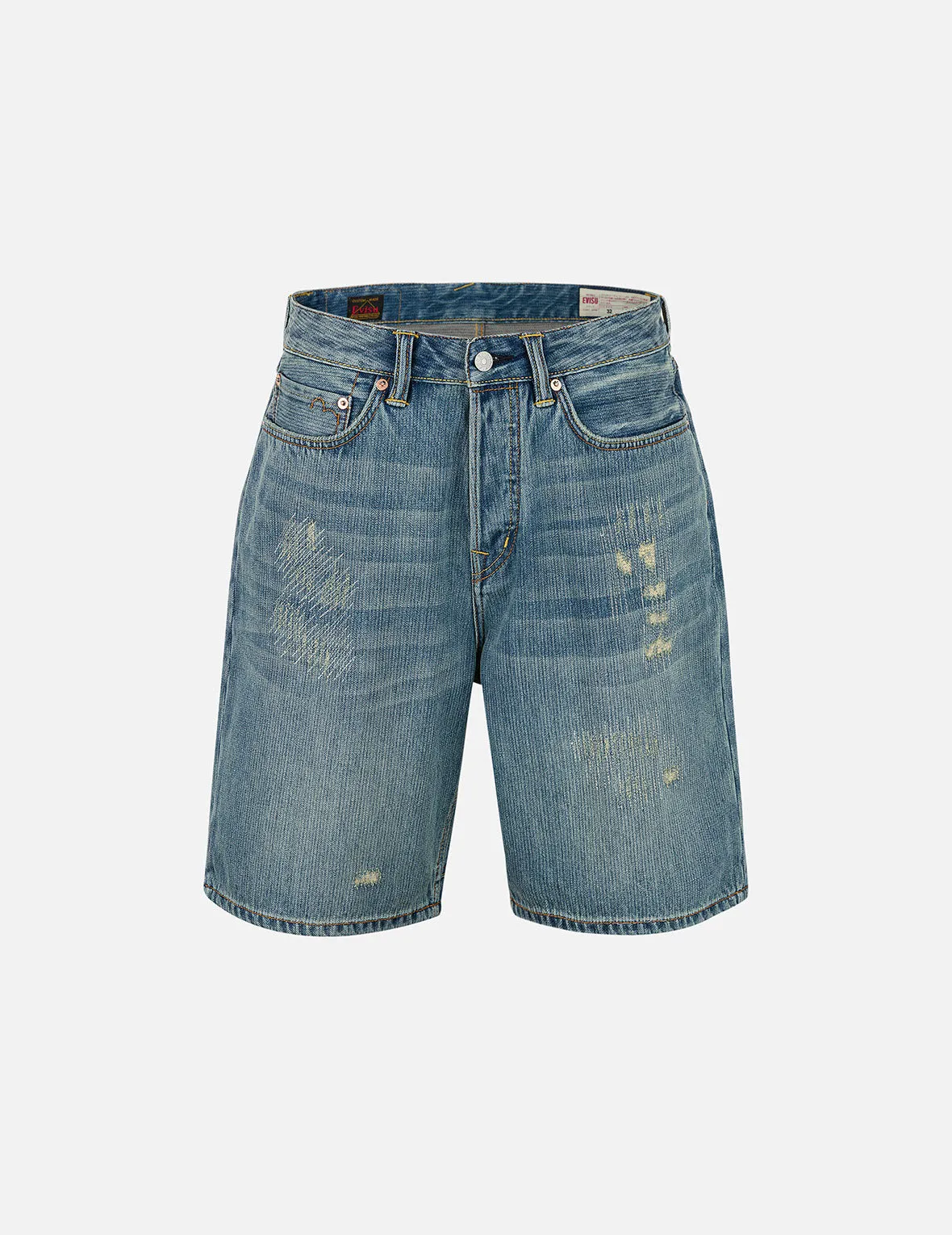 Seagull Print Regular Fit Denim Shorts sold by Evisu product image thumbnail 2