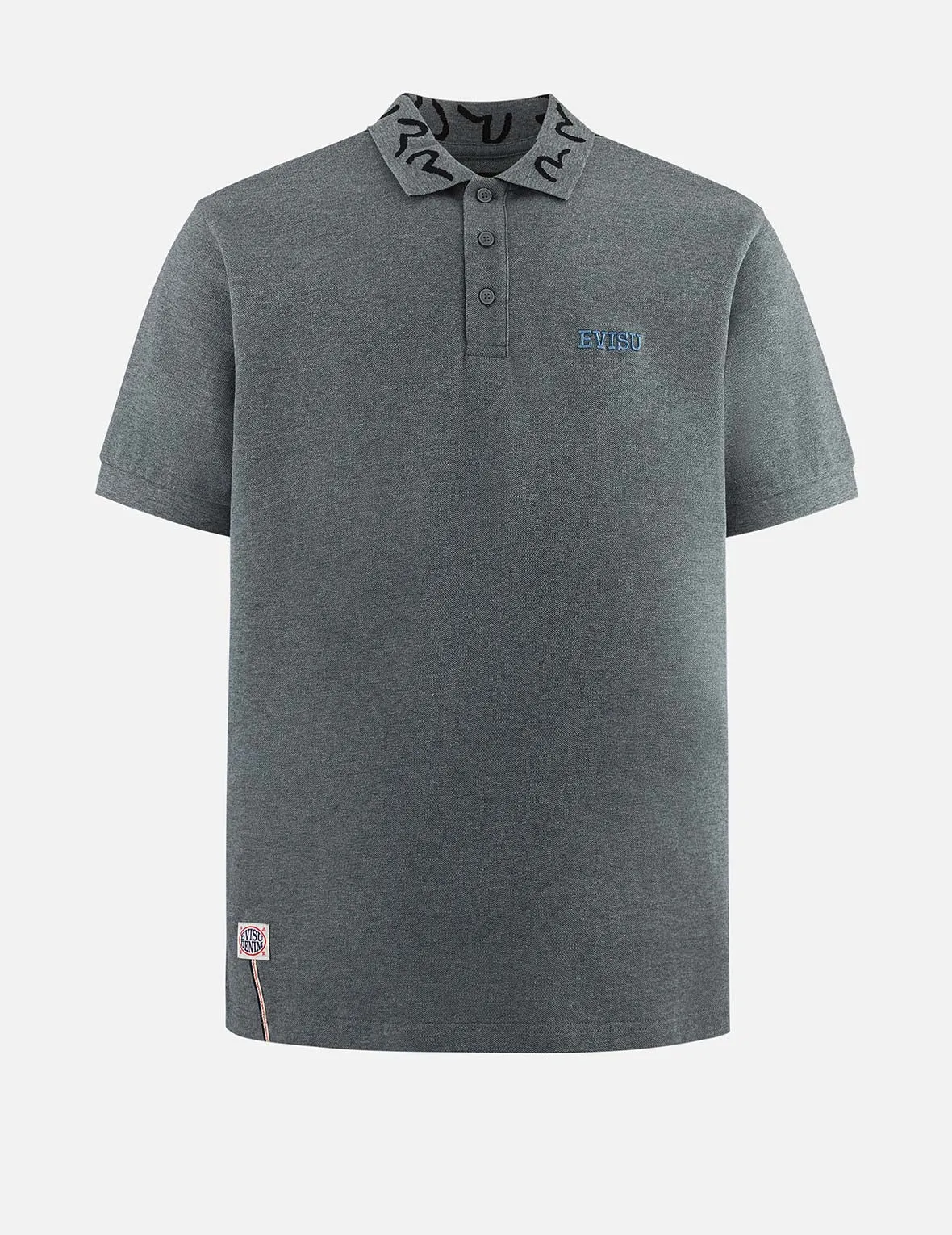Logo Embroidery and Seagull Motif Collar Relax Fit Polo Shirt sold by Evisu product image thumbnail 2