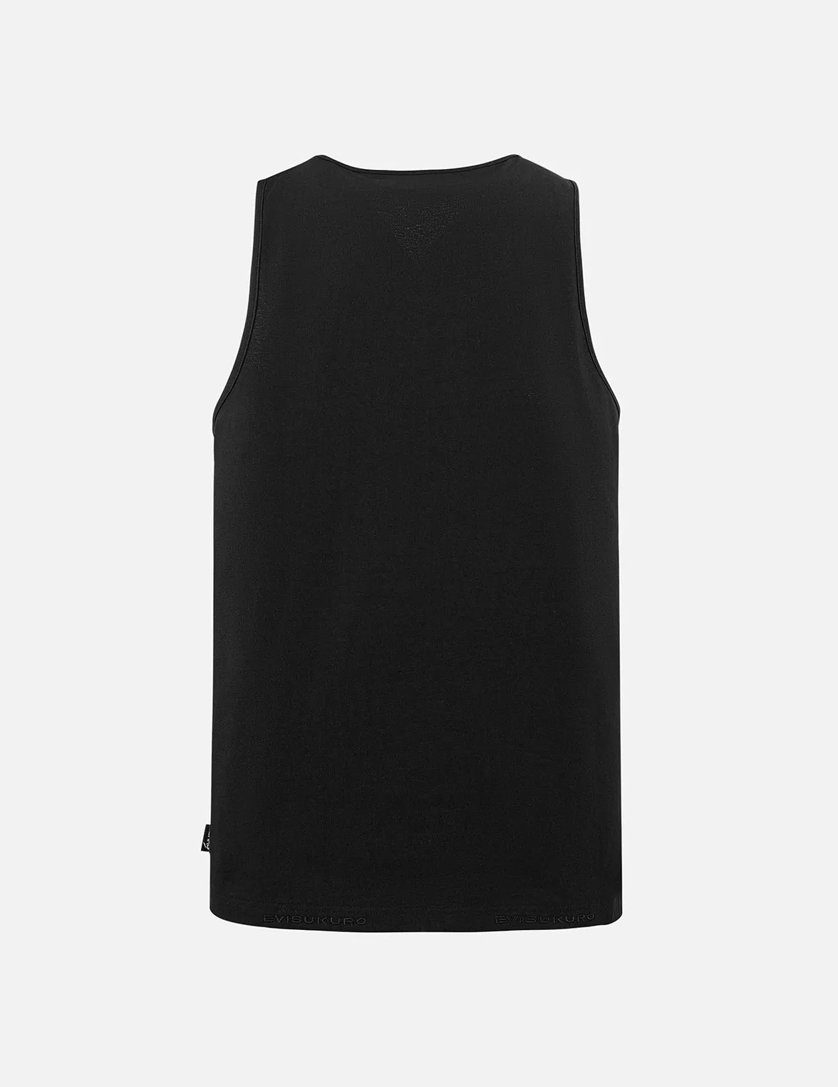 Logo and Seagull Embroidery Relax Fit Tank Top sold by Evisu product image thumbnail 3