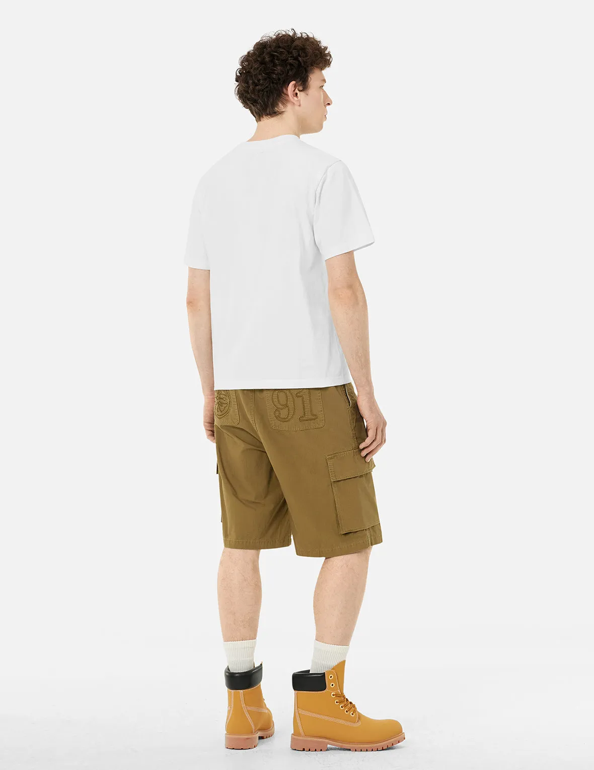 Logo and "91" Appliqué Embroidery Relax Fit T-shirt sold by Evisu product image thumbnail 4