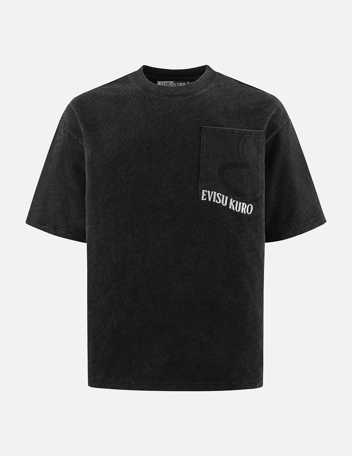 Allover Logo Print Loose Fit T-shirt sold by Evisu