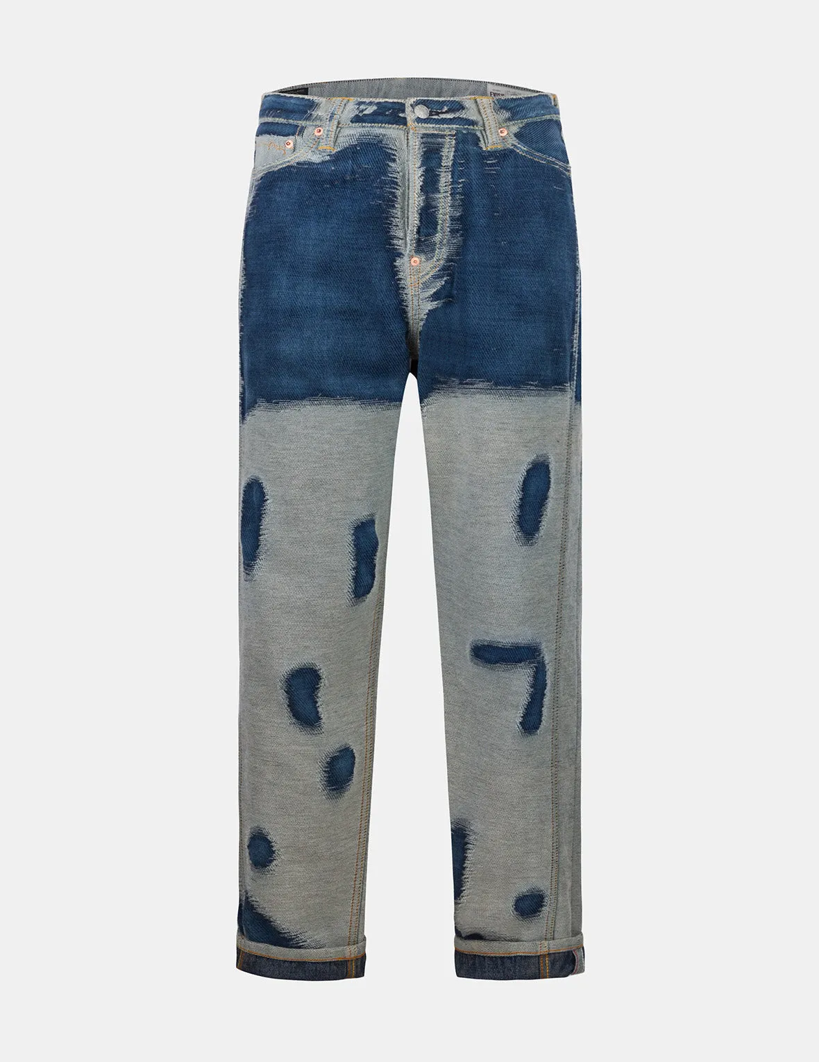Distressed Seagull Embroidery Fashion Fit Denim Jeans sold by Evisu product image thumbnail 2