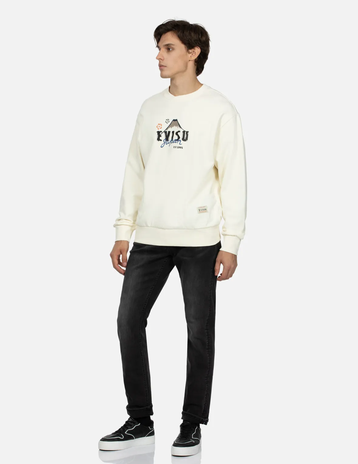 Seagull Print Flex Skinny Denim Jeans #2028 sold by Evisu product image thumbnail 4