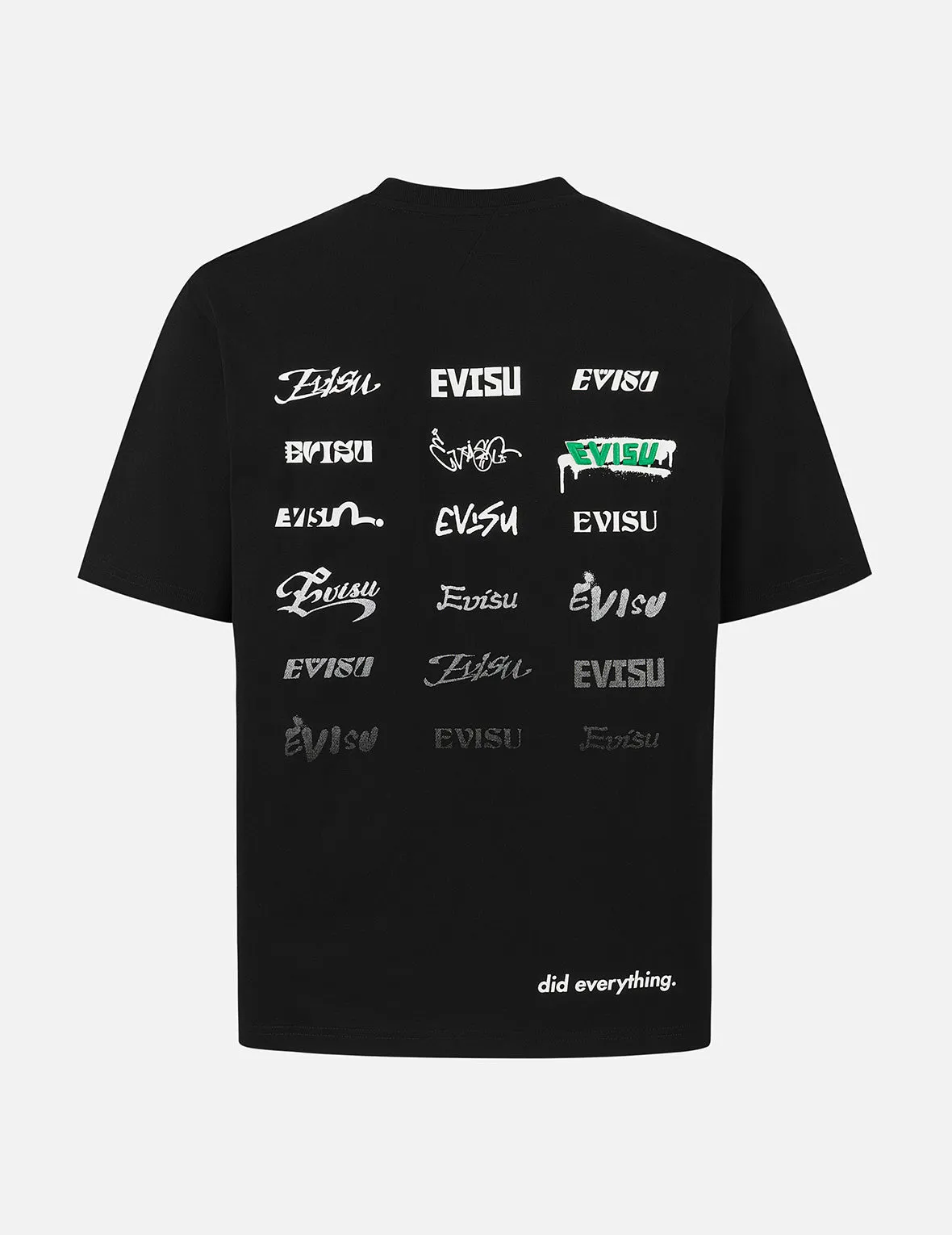 Logo and Slogan Print Regular Fit T-shirt sold by Evisu product image thumbnail 2