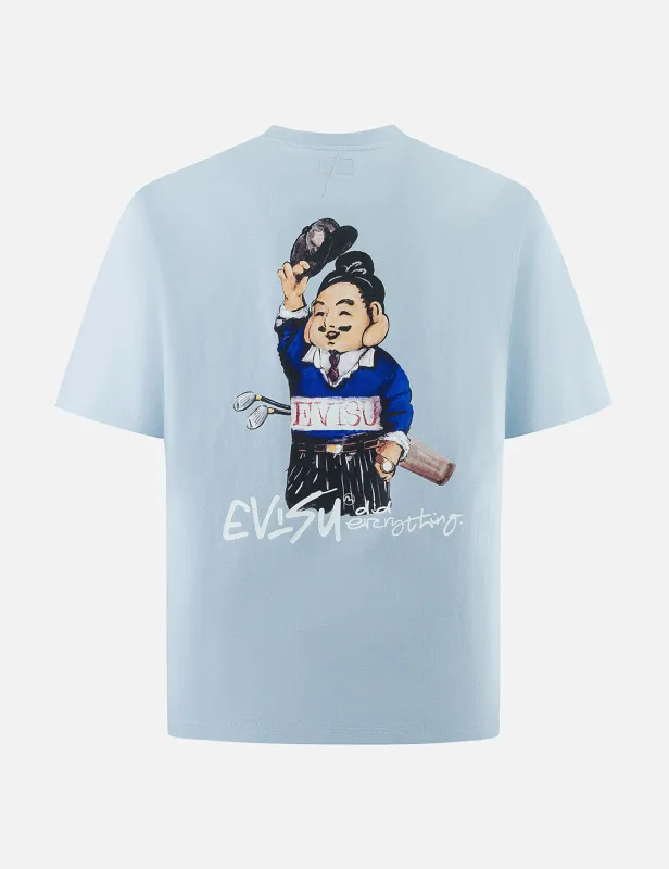 Golf-themed Godhead Print Regular Fit T-shirt sold by Evisu