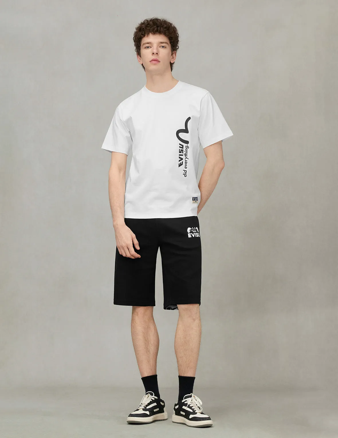 EVISU and Godhead Daicock Print Regular Fit Sweatshorts sold by Evisu product image thumbnail 5