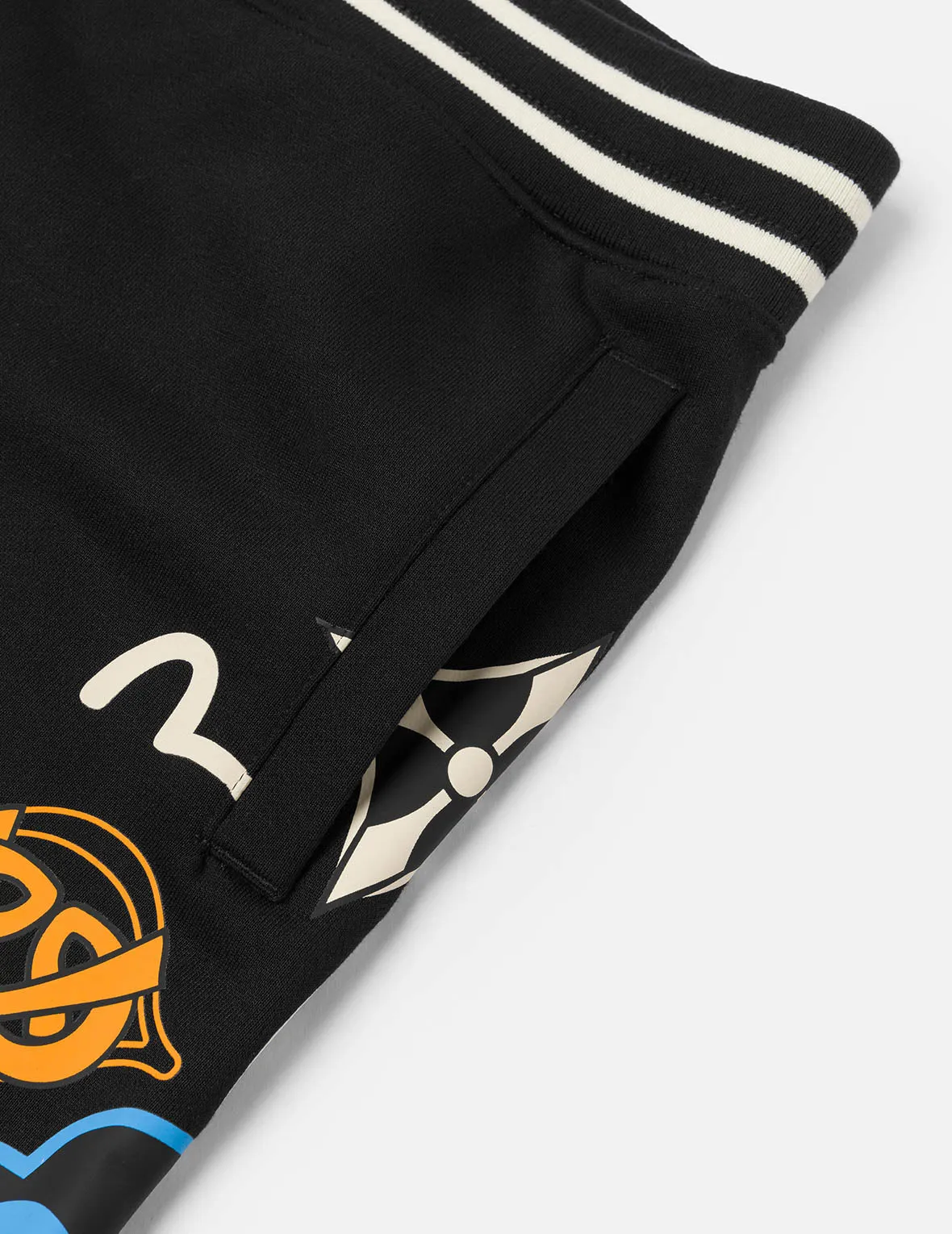 Allover Logo Print Fashion Fit Sweatshorts sold by Evisu product image thumbnail 5