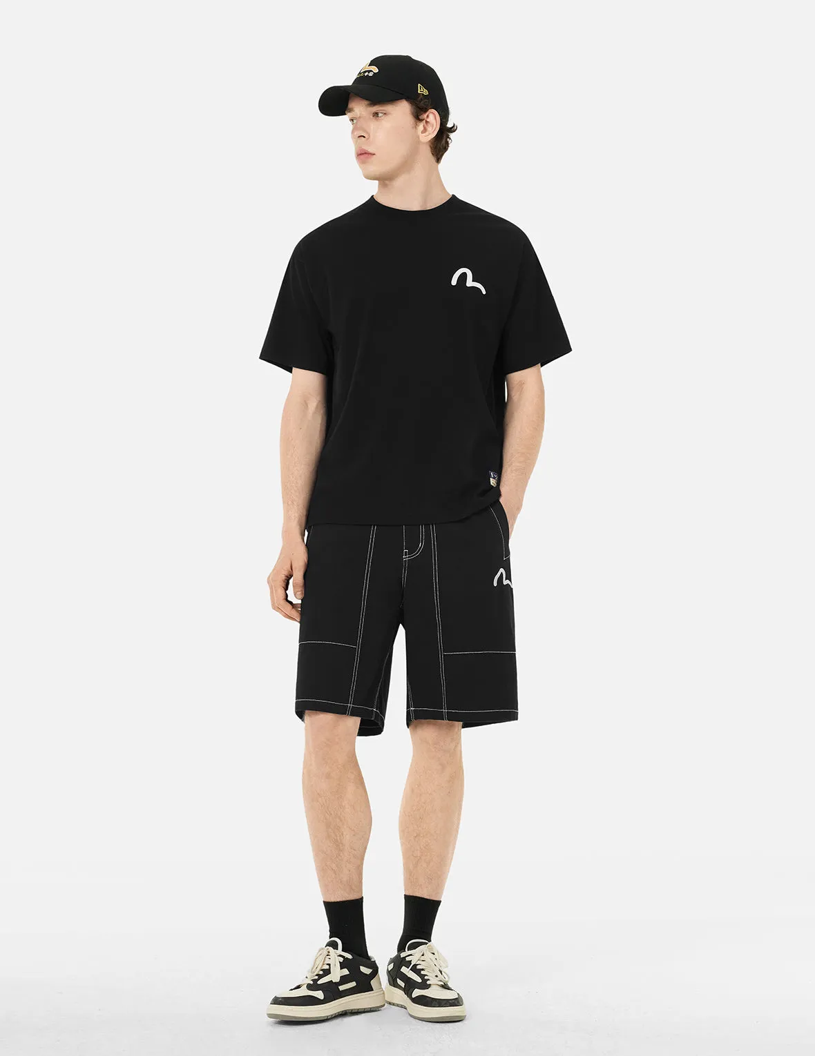 Hakutaku Seagull Print Relax Fit T-Shirt sold by Evisu product image thumbnail 3