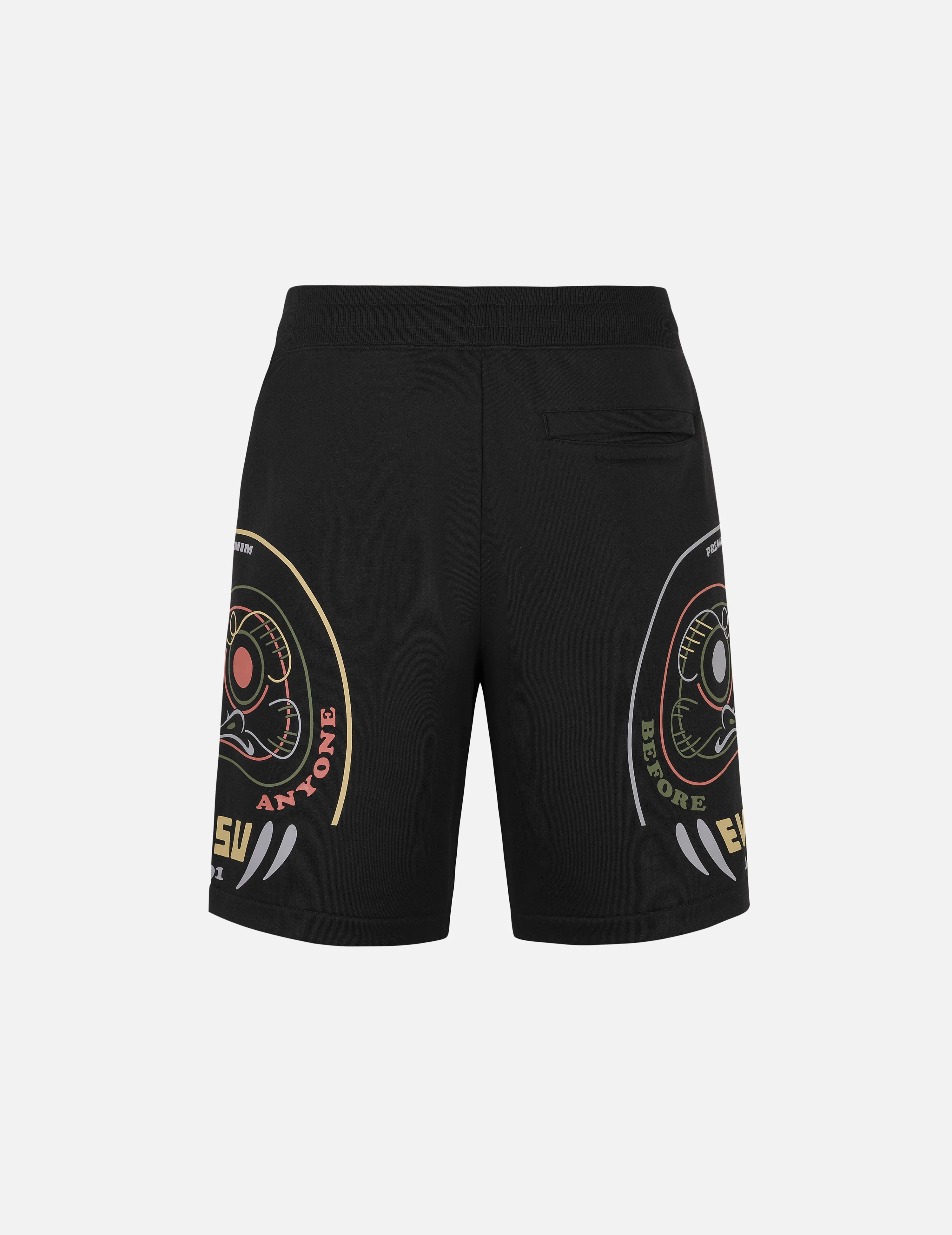 Daruma Print Regular Fit Sweatshorts sold by Evisu