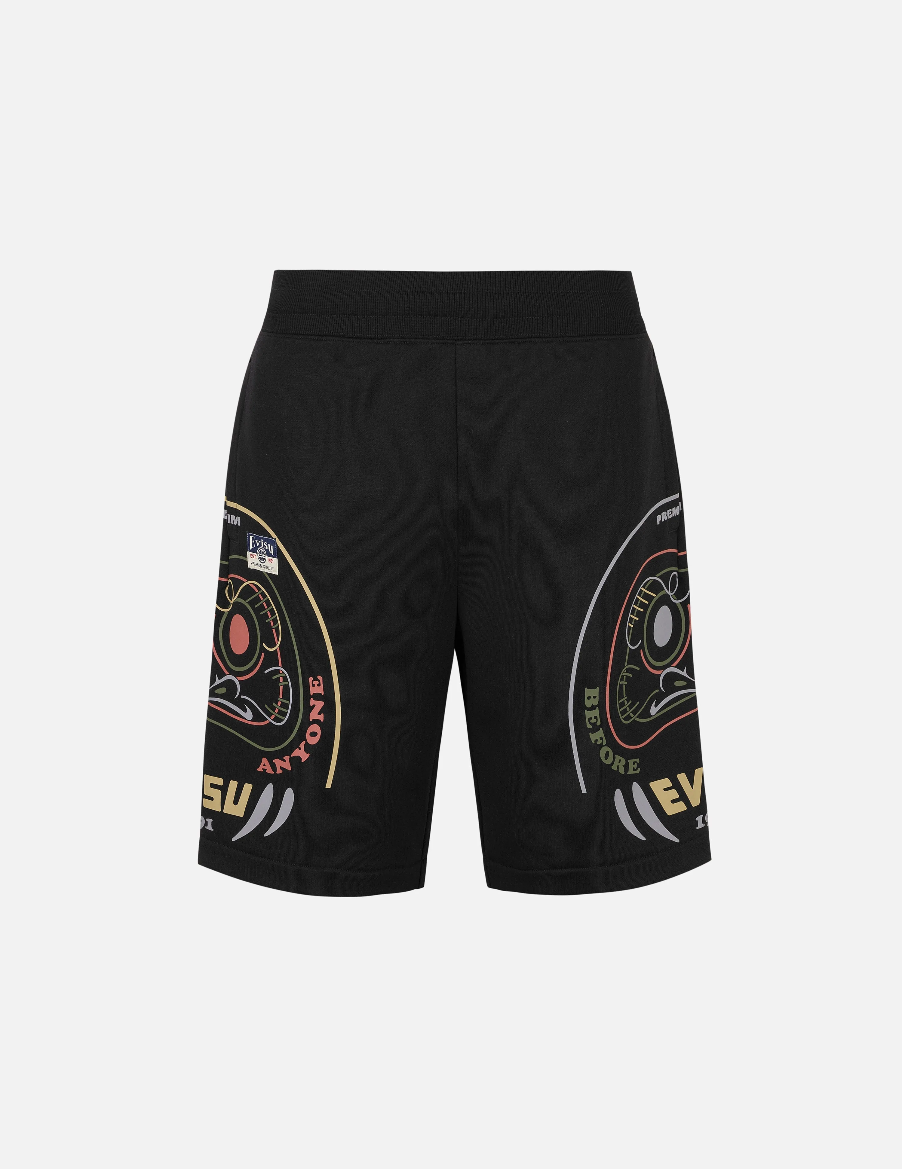 Daruma Print Regular Fit Sweatshorts sold by Evisu product image thumbnail 2