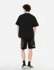 Daruma Emboss Print Loose Fit T-Shirt sold by Evisu