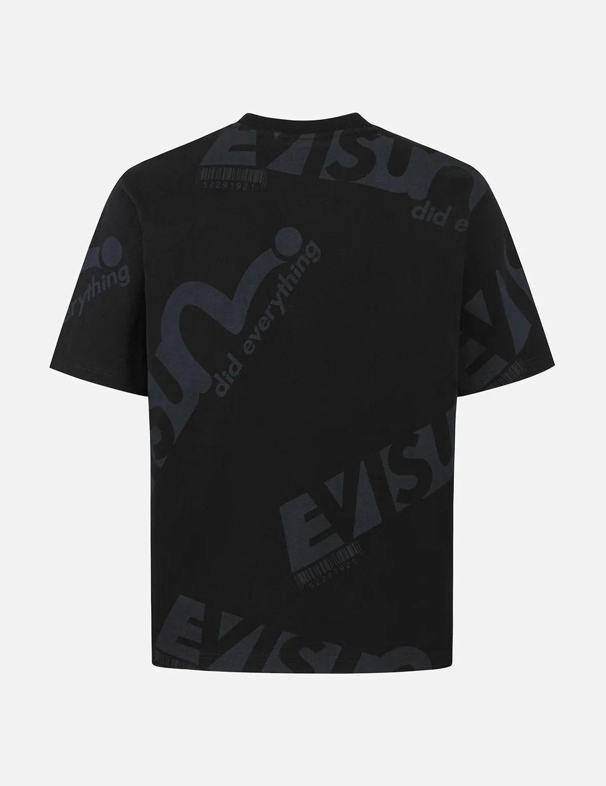 Allover Logo and Seagull Print Regular Fit T-Shirt sold by Evisu product image thumbnail 4
