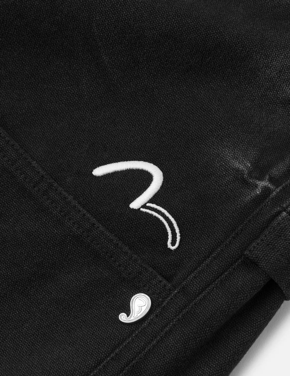 Pigment Dyed Heavy Washed Fashion Fit Skateboard Shorts sold by Evisu product image thumbnail 5