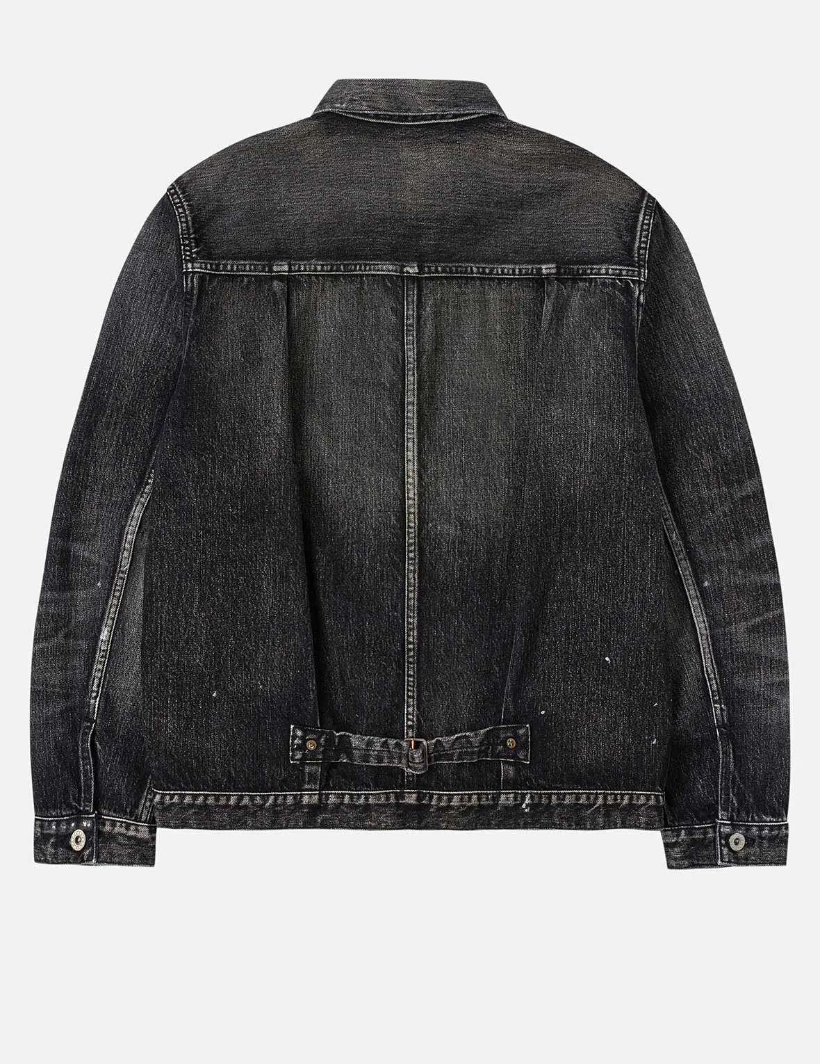 Seagull Print Regular Fit Denim Trucker Jacket sold by Evisu product image thumbnail 3