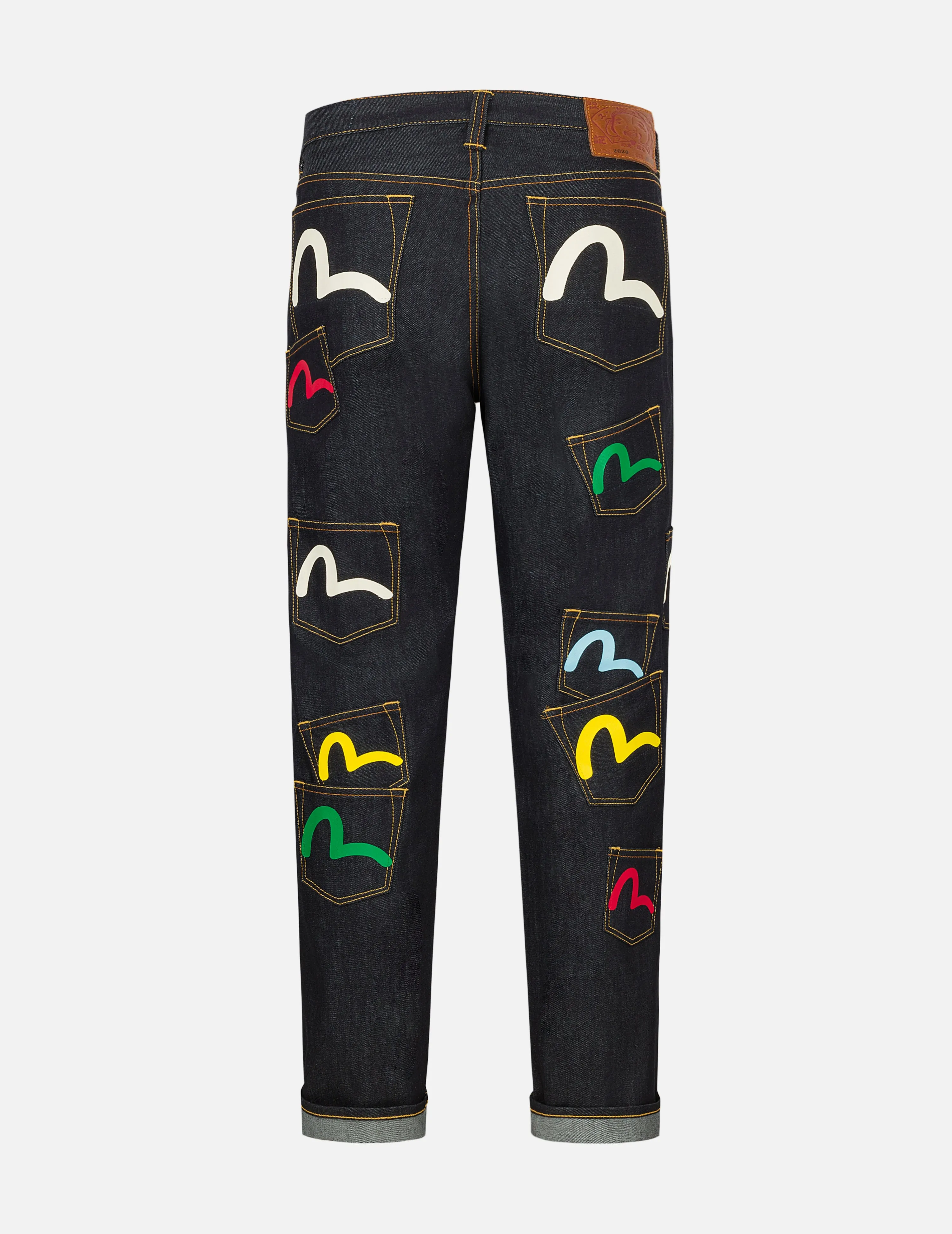 Multi-Pocket Seagull Regular Fit Jeans sold by Evisu