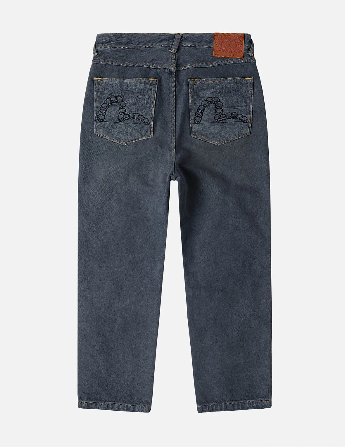 Skull Seagull Print Pockets Fashion Fit Denim Jeans sold by Evisu product image thumbnail 3