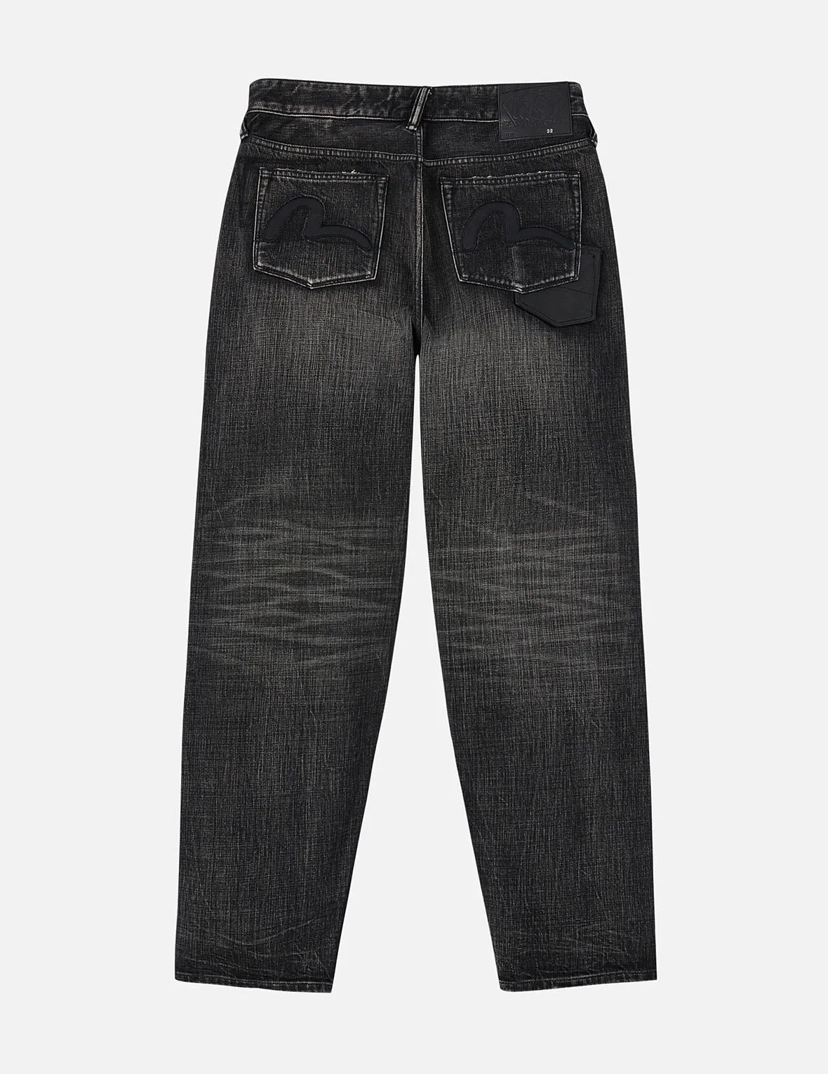 7-Pocket Design Washed Relax Vintage Straight Fit Jeans #2030 sold by Evisu product image thumbnail 2