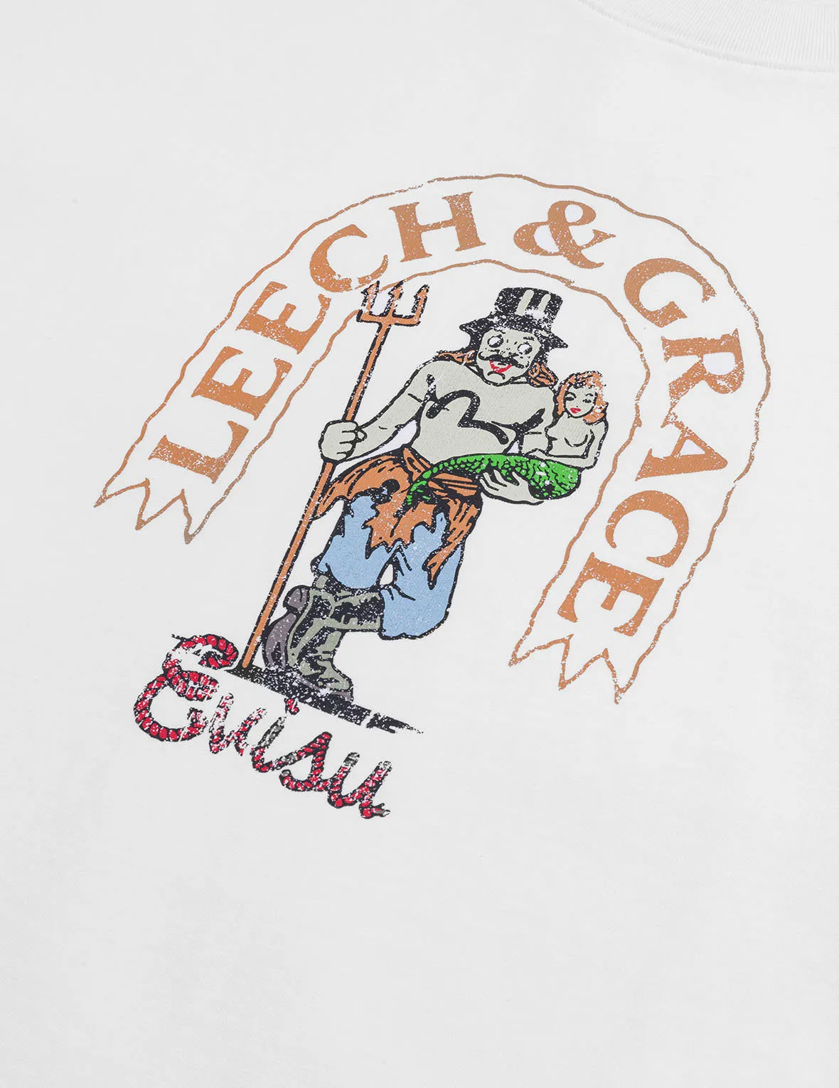 American "Ebisu" Print Relax Fit T-shirt sold by Evisu product image thumbnail 5