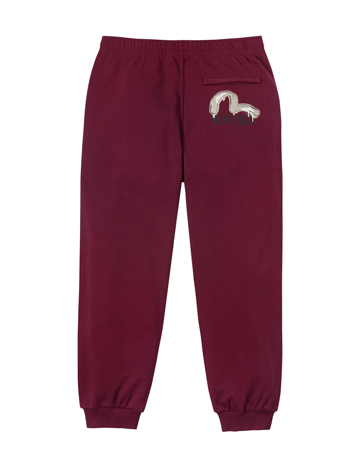Brushstroke Seagull and Logo Print Straight Fit Sweatpants sold by Evisu product image thumbnail 2