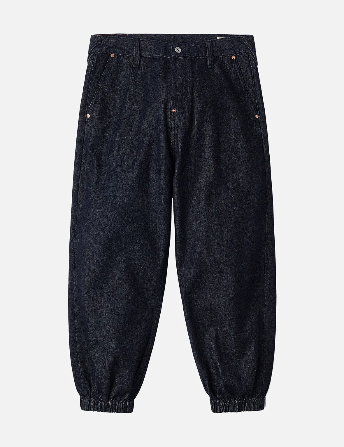 Daruma and Wheel of Wisdom Daicock Print Loose Fit Denim Joggers sold by Evisu product image thumbnail 4