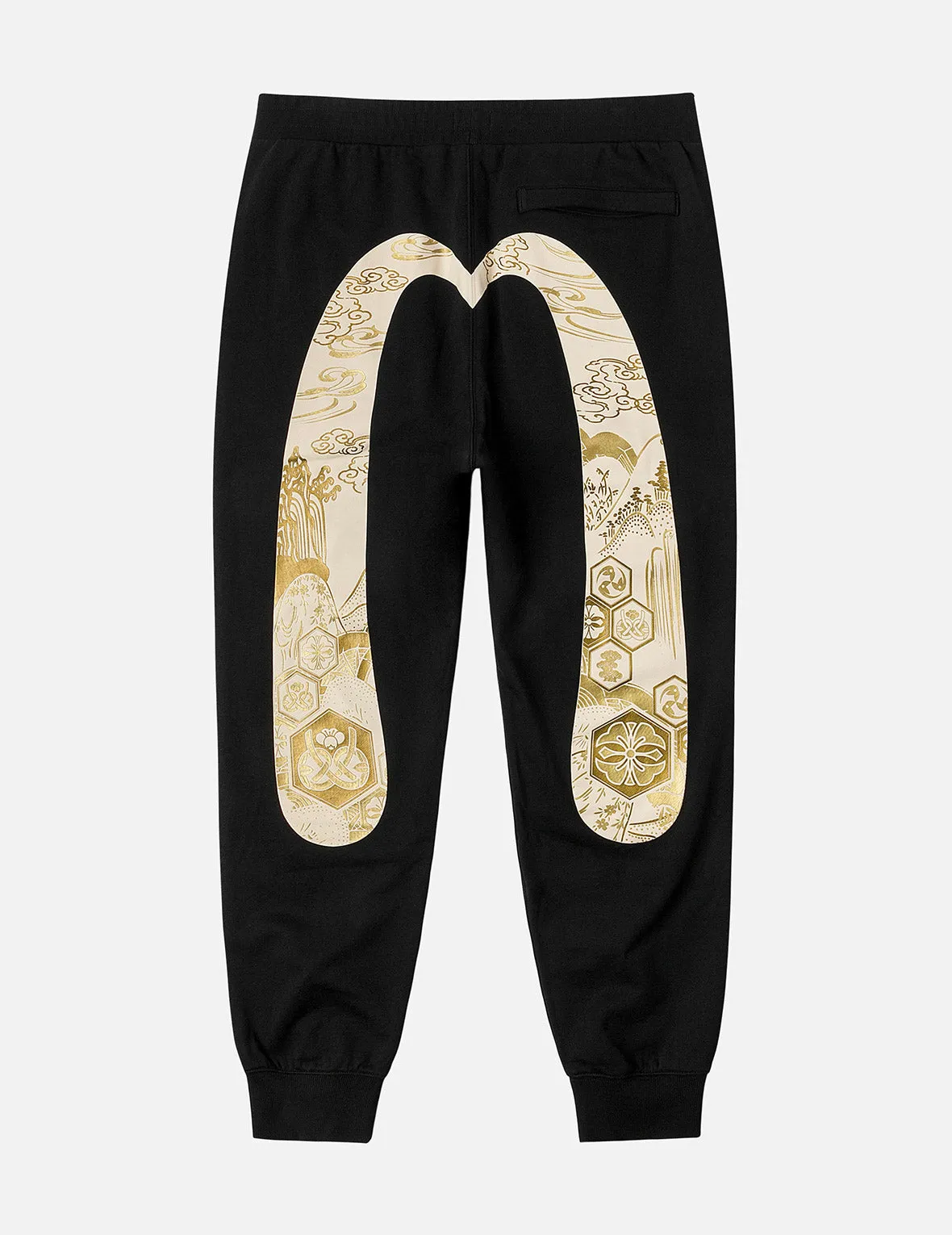 Seagull and Grateful Crane Daicock Print Regular Fit Sweatpants sold by Evisu product image thumbnail 3