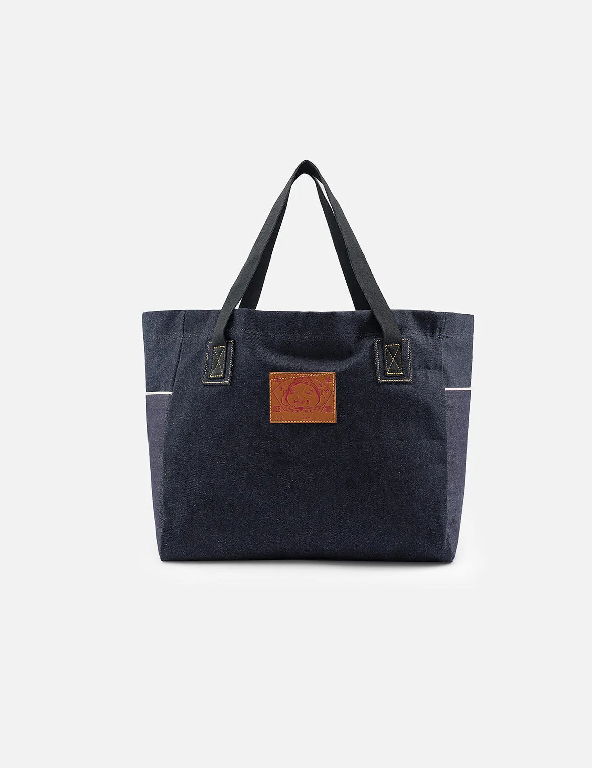 Seagull Embroidery Denim Tote Bag sold by Evisu product image thumbnail 4