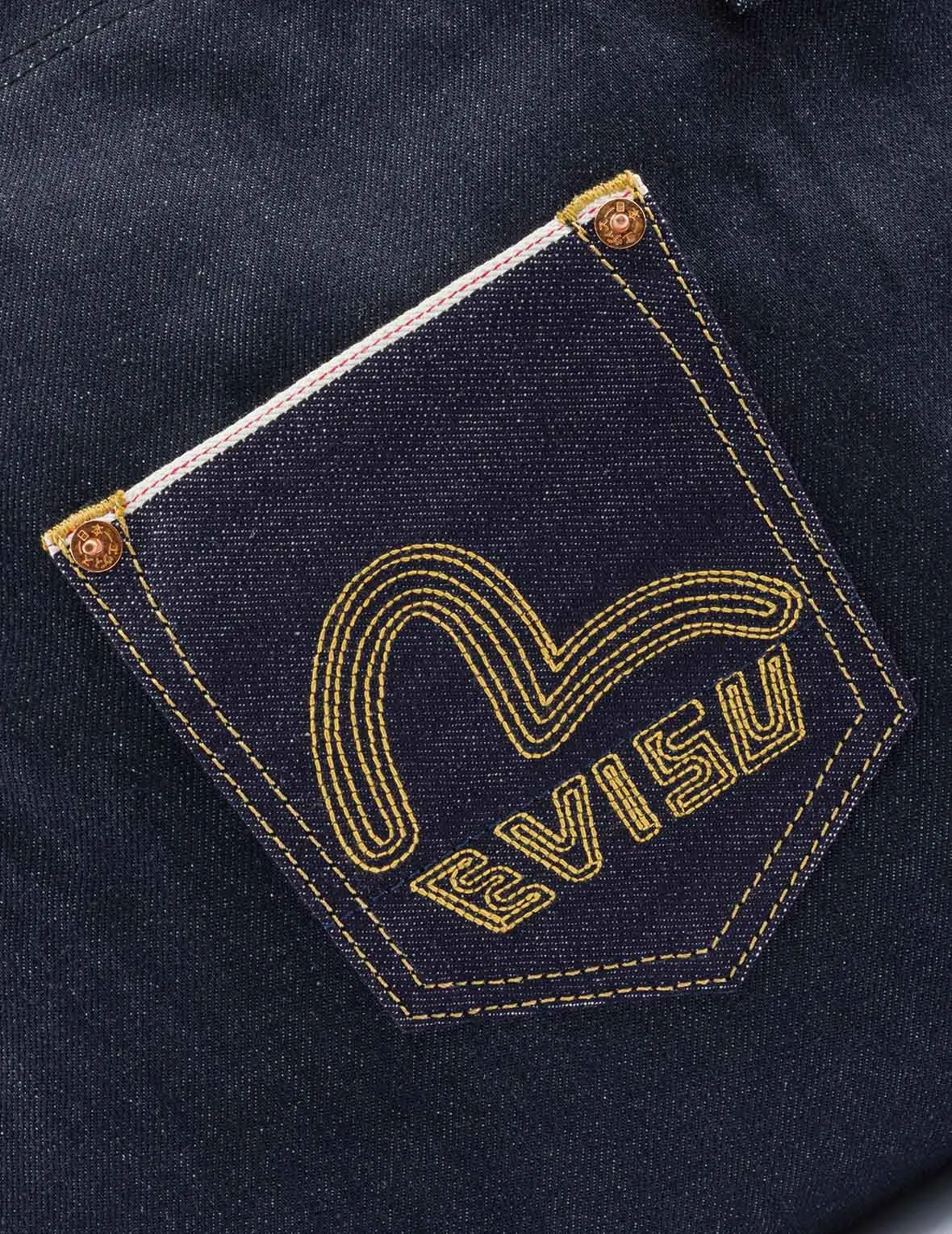 Seagull Embroidery Denim Tote Bag sold by Evisu product image thumbnail 5