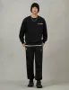 Seagull Embroidery EVISU Brocade Appliqué Straight Fit Sweatpants sold by Evisu