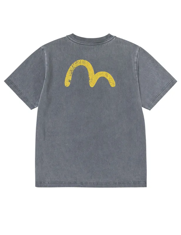 Seagull Print Relax Fit T-Shirt sold by Evisu