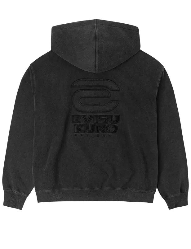 Seagull and EVISUKURO E Embroidery Loose Fit Hoodie sold by Evisu