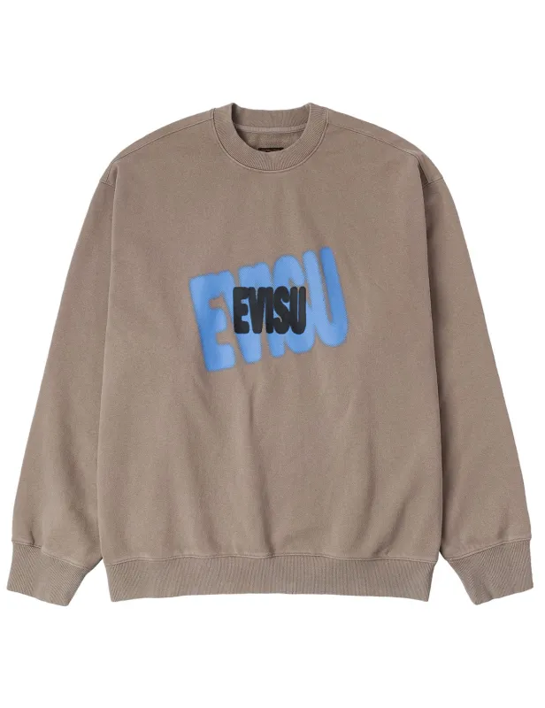 Logo Print Fashion Fit Sweatshirt made by Evisu