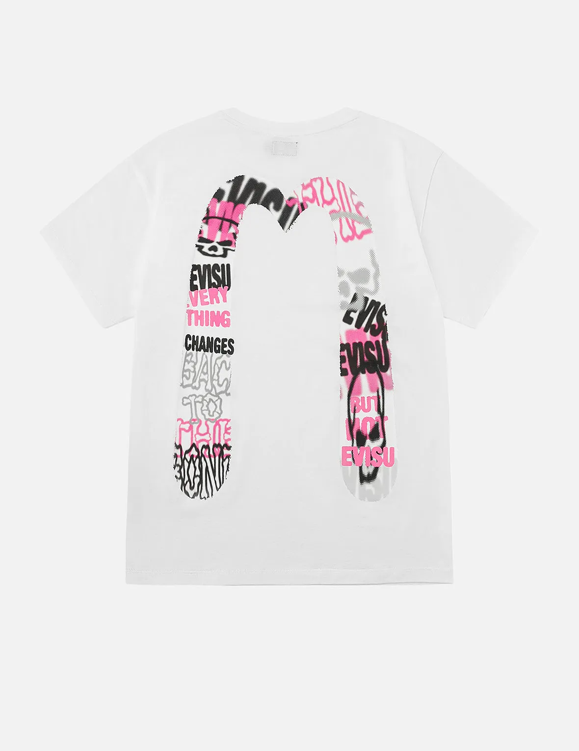 Logo and Graffiti Daicock Print Boyfriend T-Shirt sold by Evisu product image thumbnail 3