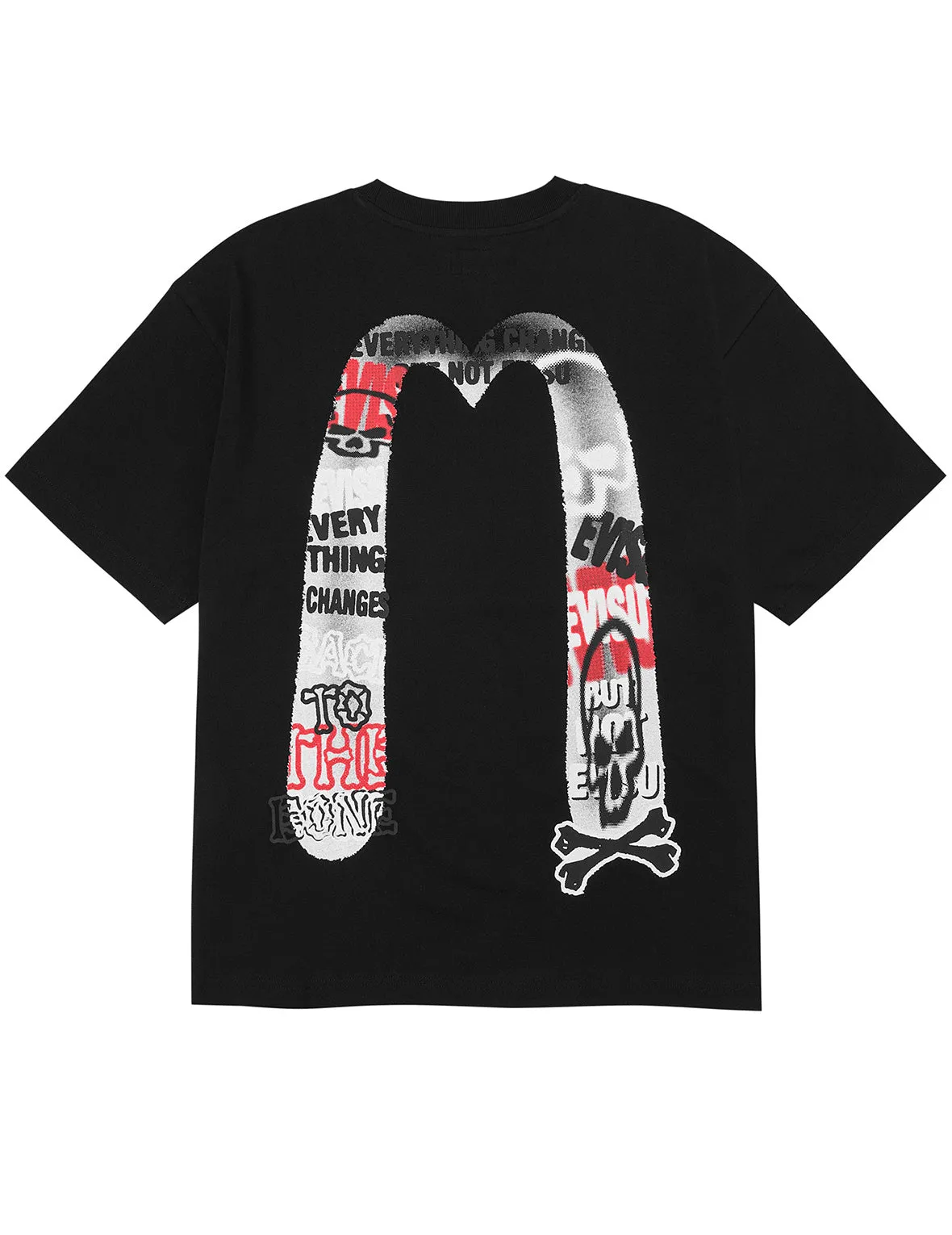 Graffiti-style Daicock Print Relax Fit T-shirt sold by Evisu product image thumbnail 2