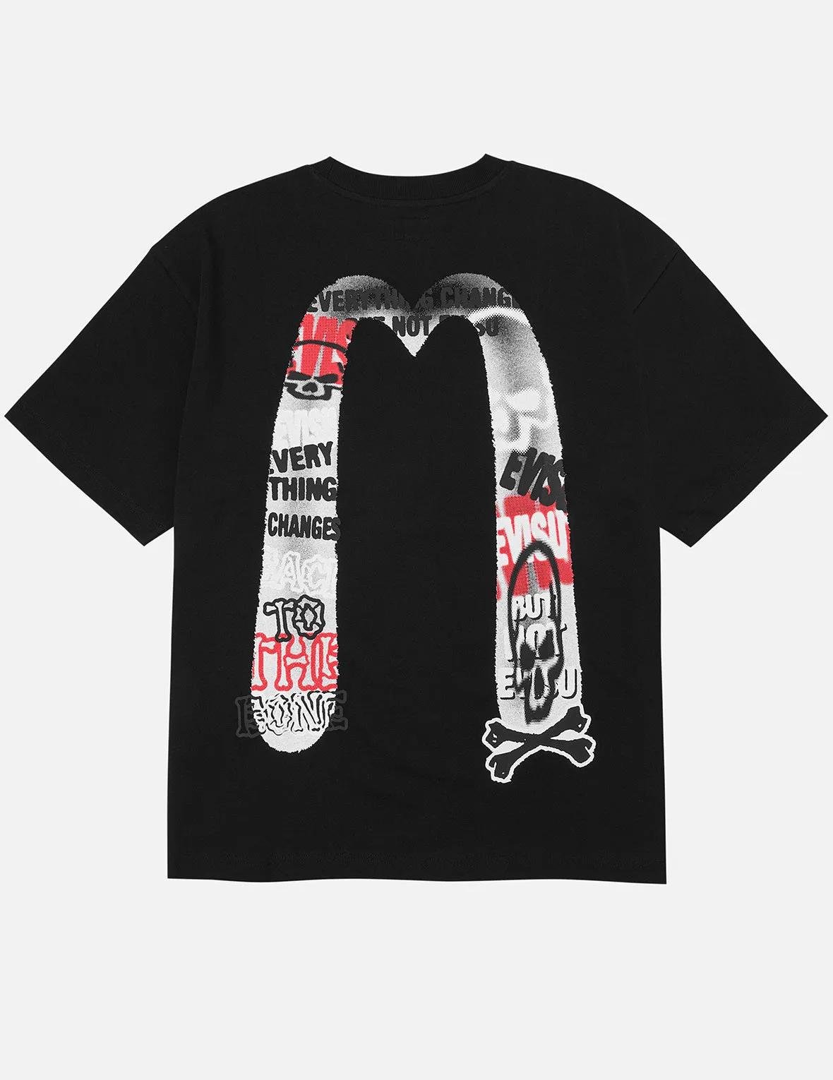 Graffiti-style Daicock Print Relax Fit T-shirt sold by Evisu product image thumbnail 5