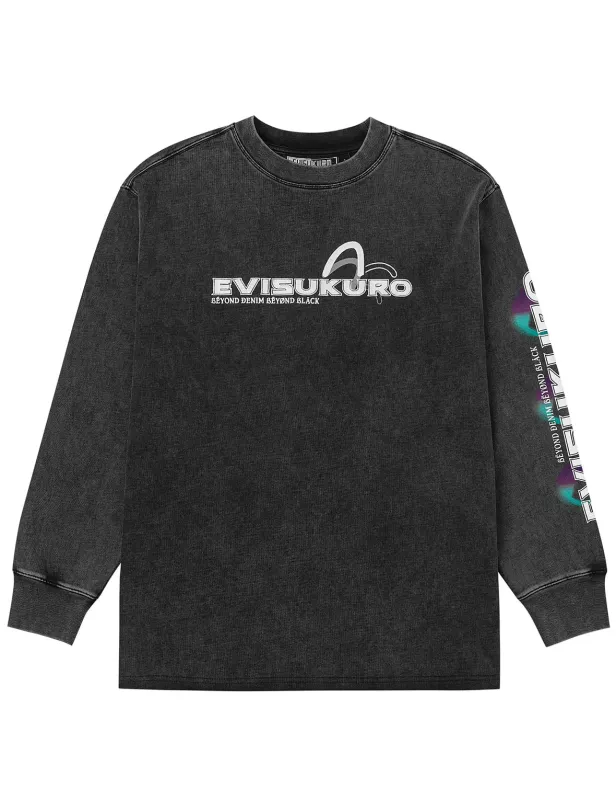 EVISUKURO and Seagull Prints Relax Fit Long-sleeve T-shirt sold by Evisu