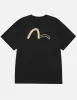 EVISUKURO and Contrasting Seagull Print Relax Fit T-shirt sold by Evisu
