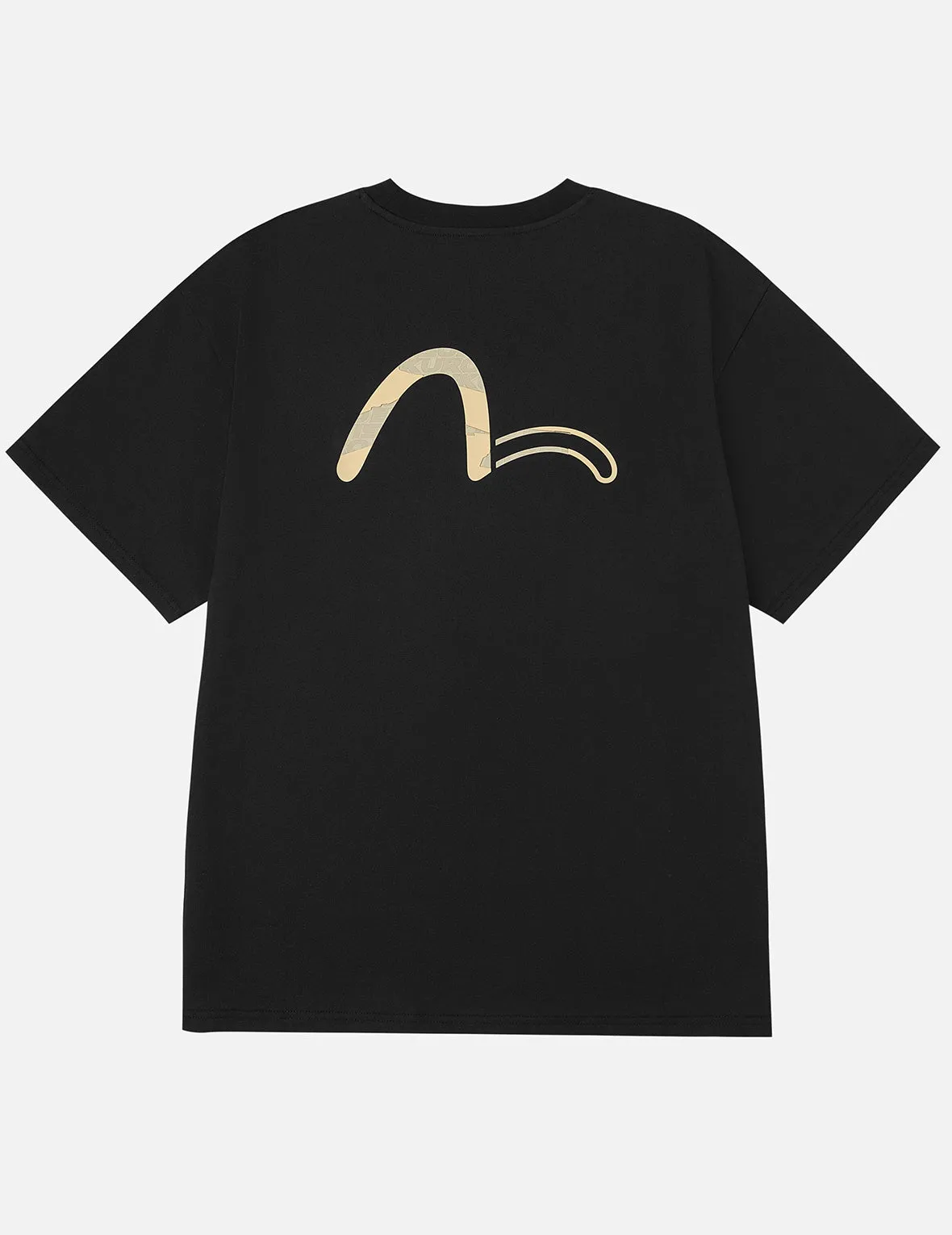 EVISUKURO and Contrasting Seagull Print Relax Fit T-shirt sold by Evisu product image thumbnail 5