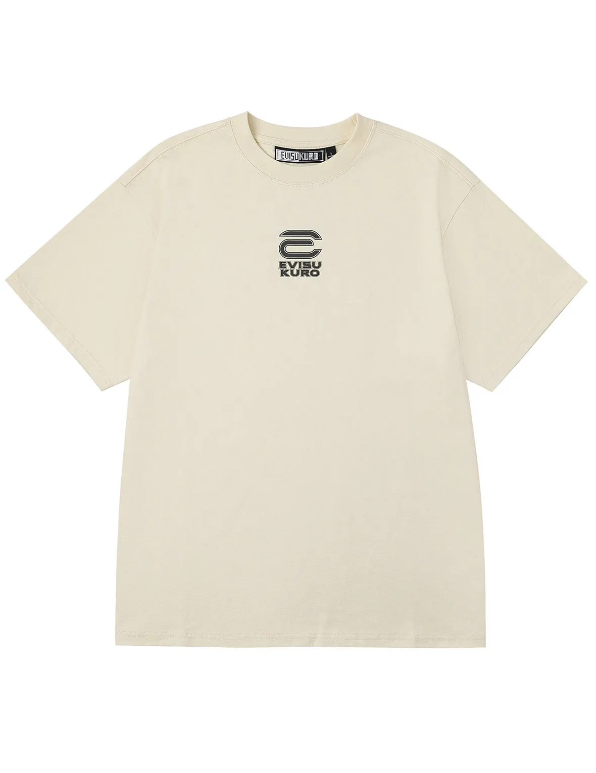 EVISUKURO and Contrasting Seagull Print Relax Fit T-shirt sold by Evisu product image thumbnail 4