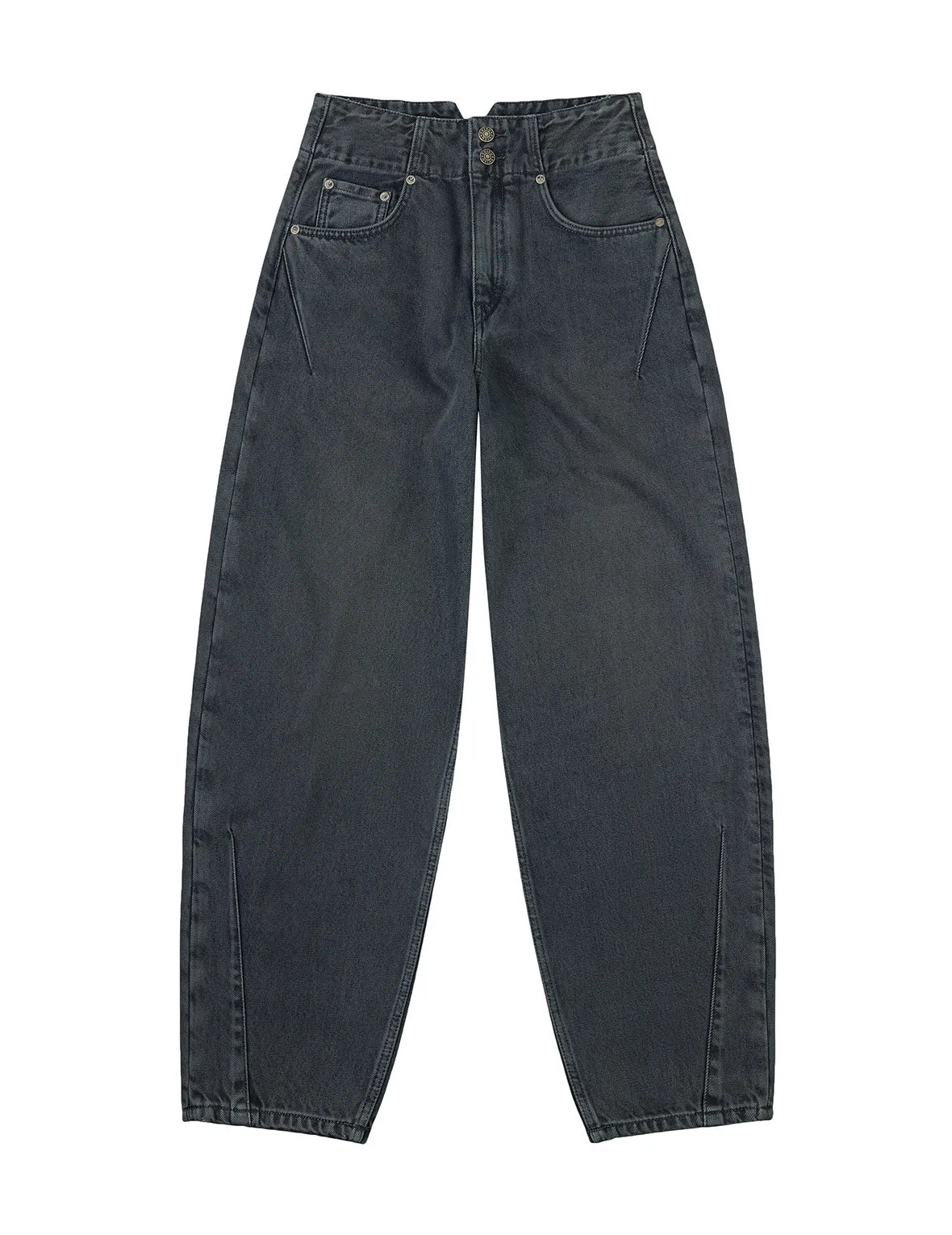 Distressed Kamon Appliqué Embroidery Balloon Fit Jeans sold by Evisu product image thumbnail 2