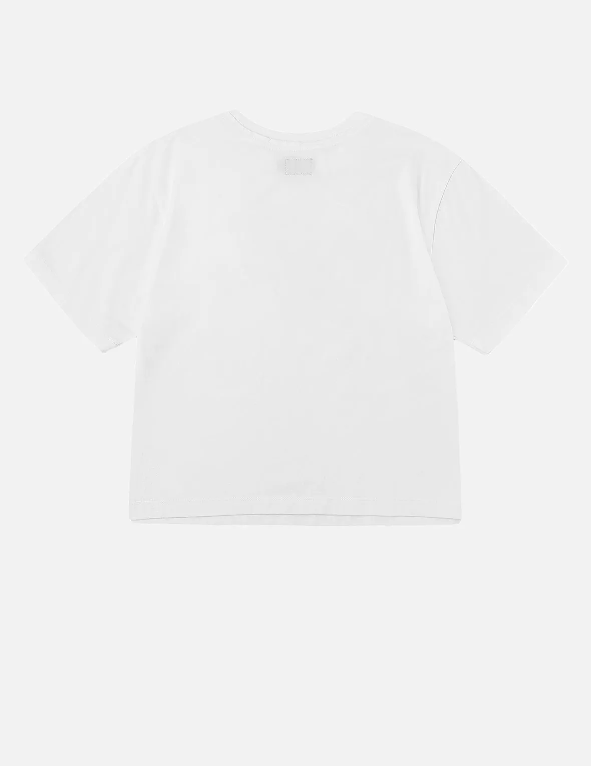 Denim Patchwork Heart and Logo Embroidery Drop Shoulder T-Shirt sold by Evisu product image thumbnail 4