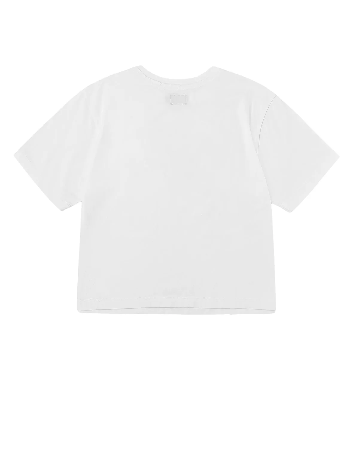 Denim Patchwork Heart and Logo Embroidery Drop Shoulder T-Shirt sold by Evisu product image thumbnail 2