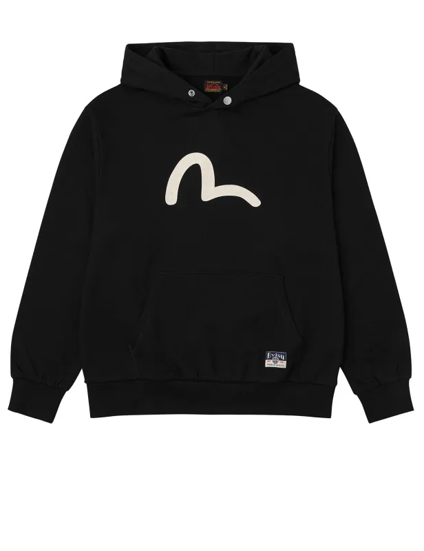 Seagull Print Relax Fit Hoodie sold by Evisu