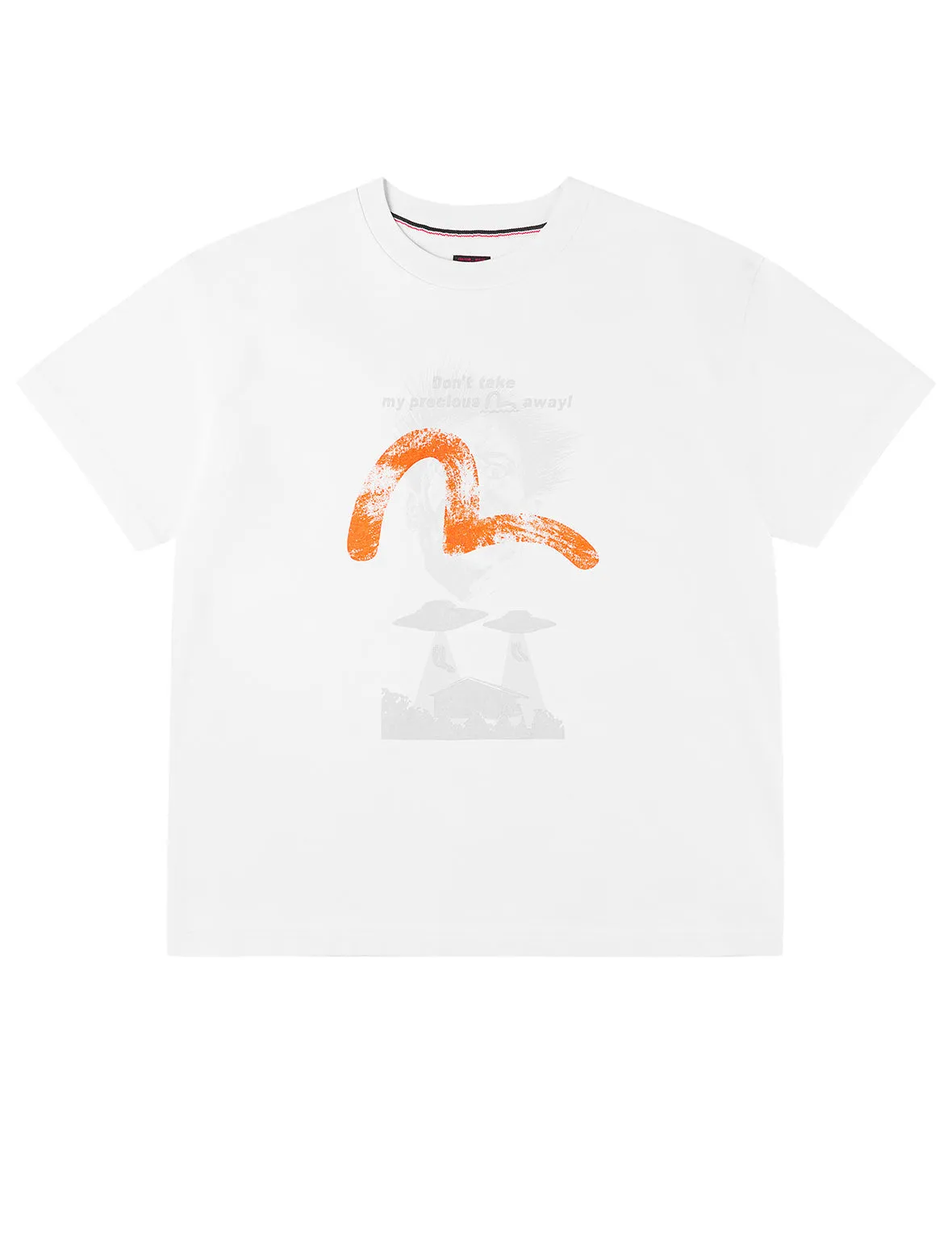 UFO Abduction Print Relax Fit T-shirt sold by Evisu product image thumbnail 2