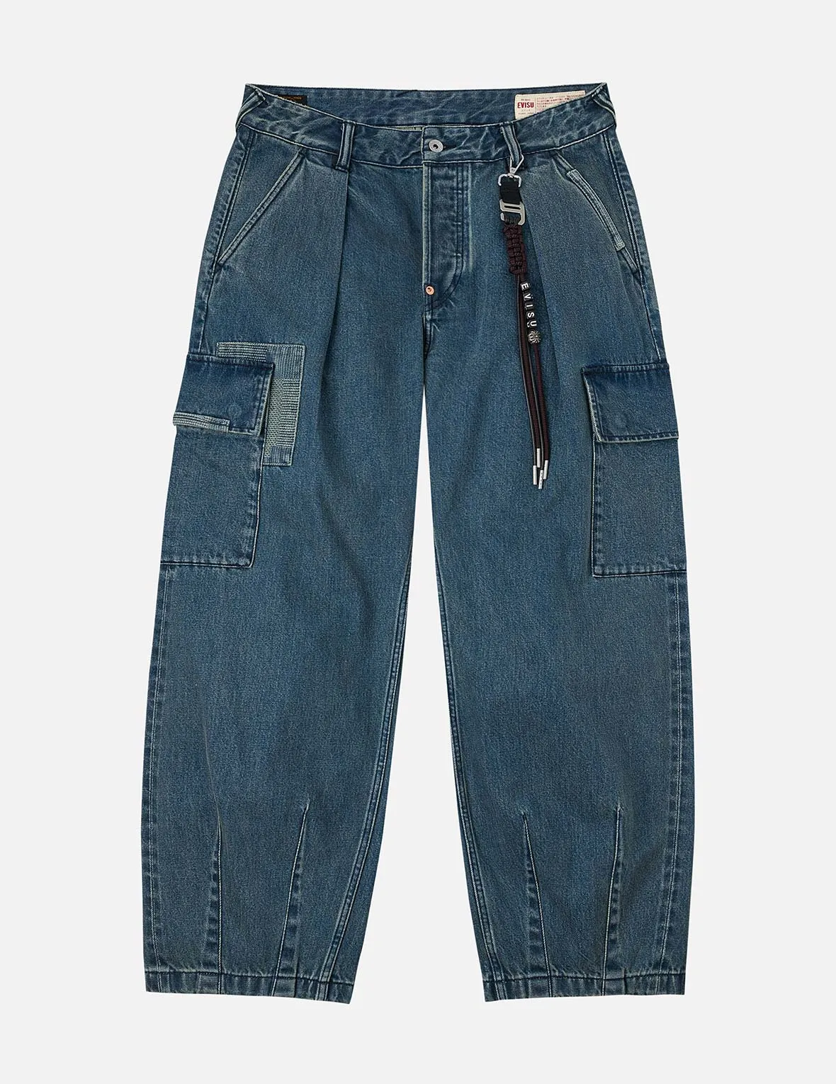 Shshiko Seagull Balloon Fit Cargo Jeans sold by Evisu product image thumbnail 4