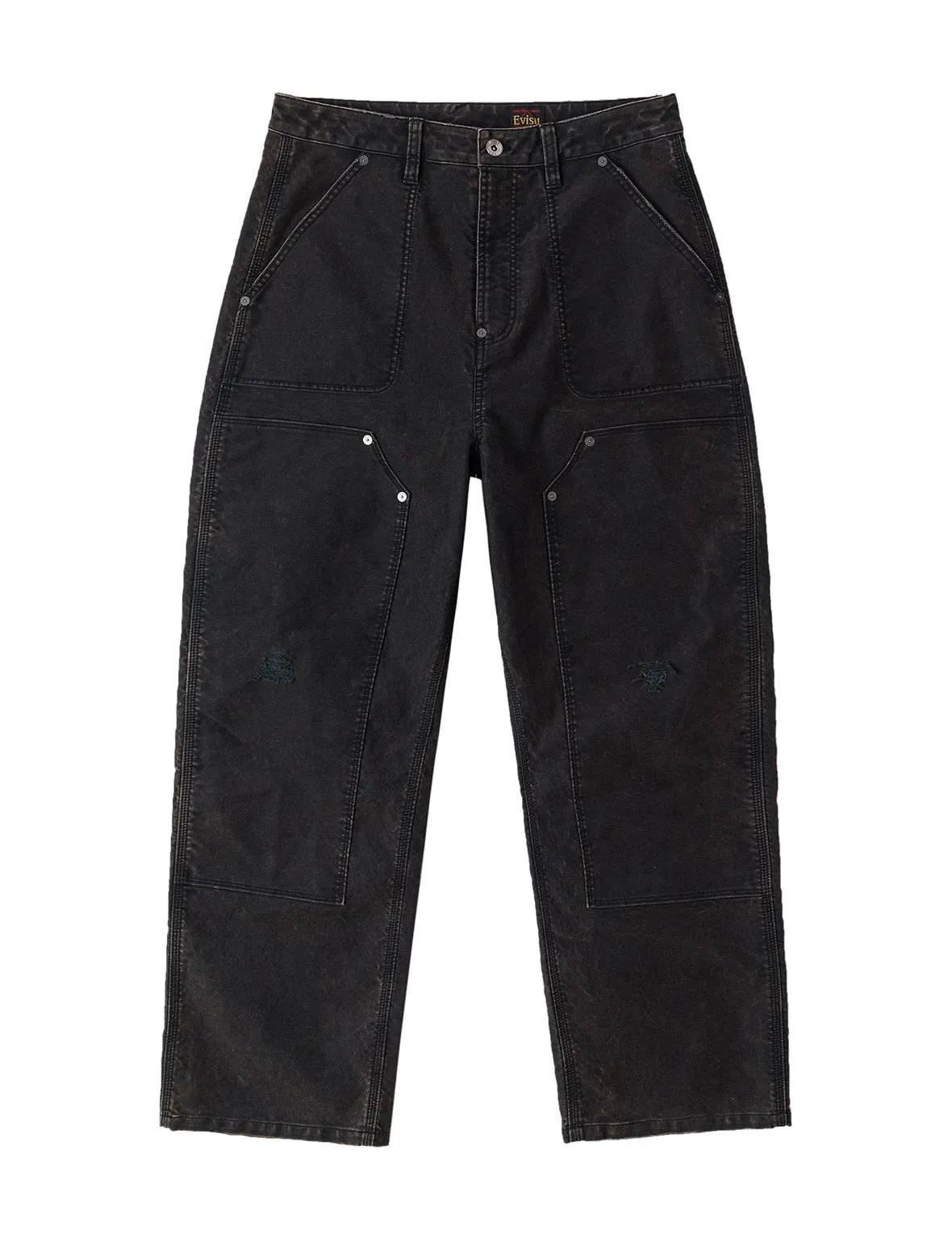 Seagull Print and Multi-Pocket Regular Fit Cargo Pants sold by Evisu product image thumbnail 4