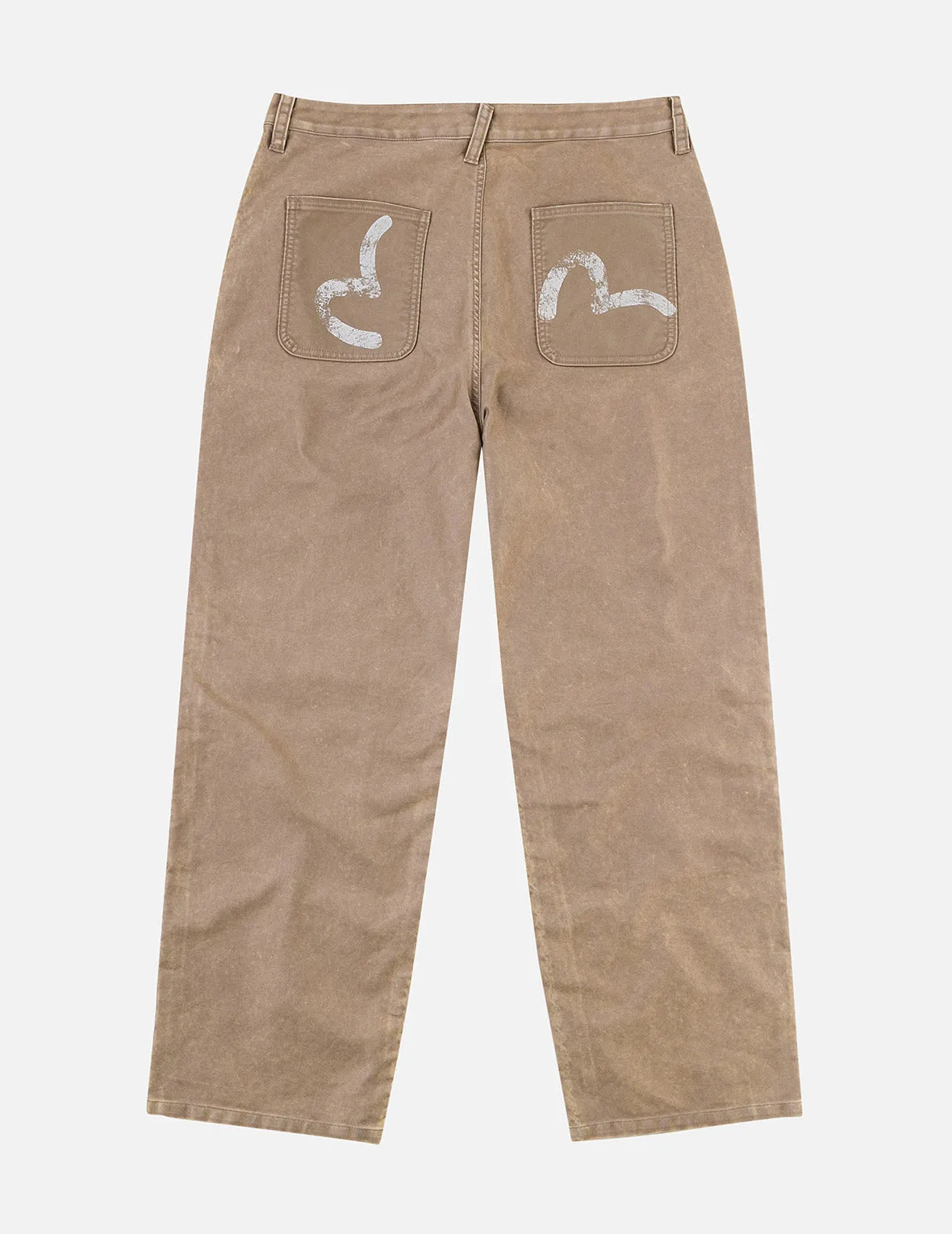 Seagull Print and Multi-Pocket Regular Fit Cargo Pants sold by Evisu product image thumbnail 5